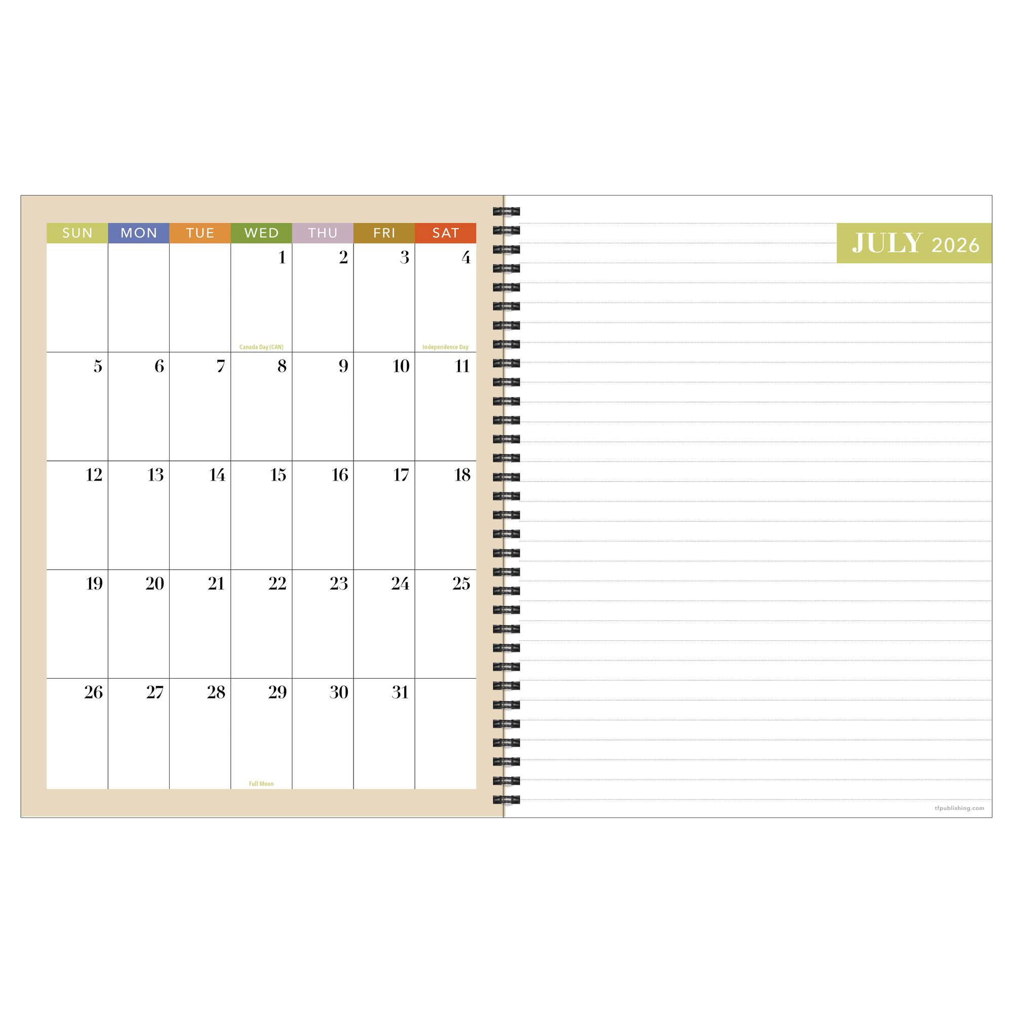 TF Publishing 2026-27 Kraft, Lead Teacher & Home School Lesson Planning Book